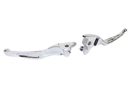 HARLEY M8 Chrome 3-Slot Hand Lever Set with Pin Fits 2017-2020 FLT,