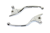 HARLEY M8 Chrome 3-Slot Hand Lever Set with Pin Fits 2017-2020 FLT,