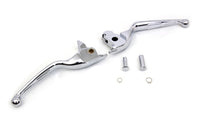 HARLEY Chrome 3-Slot Wide Hand Lever Set Fits 2014-2016 FLT,