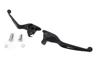HARLEY Matte Black 3-Slot Wide Hand Lever Set Fits 2014-2016 FLT,