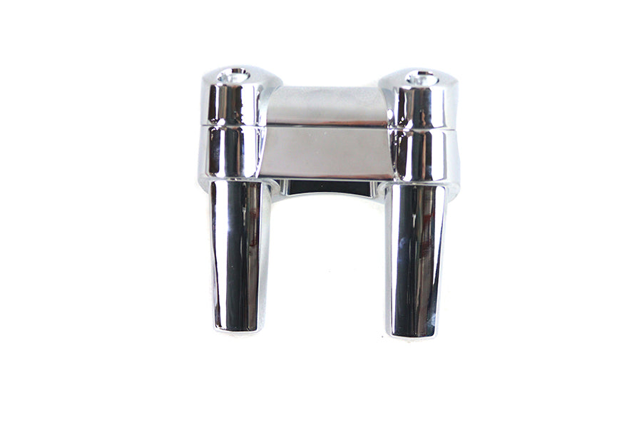 HARLEY 4.1 inch Fat Riser Kit Chrome fits 0-  Custom, application for 1-1/4 handlebars"
