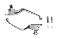 HARLEY Hand Lever Set Chrome Fits 2018-2024 FXFB,   2018-2024 FXFBS,   2018-2024 FXDRS,   2018-2024