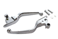 HARLEY Hand Lever Set Chrome Fits 2018-2024 FXFB,   2018-2024 FXFBS,   2018-2024 FXDRS,   2018-2024