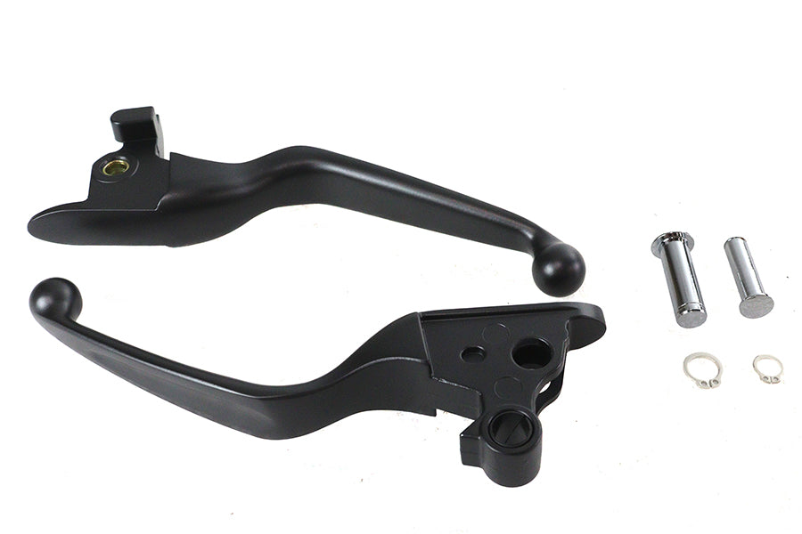 HARLEY Hand Lever Set Black Fits 2018-2024 FXFB,   2018-2024 FXFBS,   2018-2024 FXDRS,   2018-2024 F