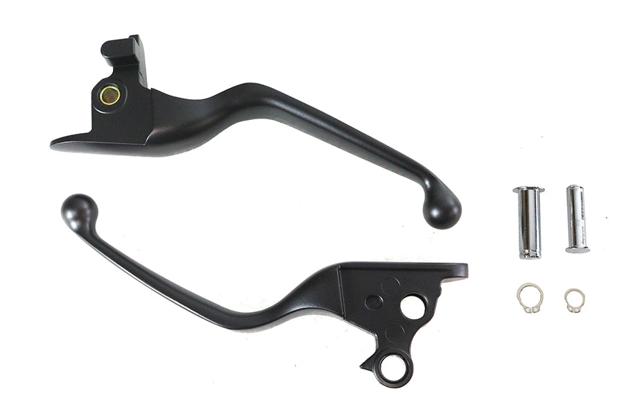HARLEY Hand Lever Set Black Fits 2018-2024 FXFB,   2018-2024 FXFBS,   2018-2024 FXDRS,   2018-2024 F