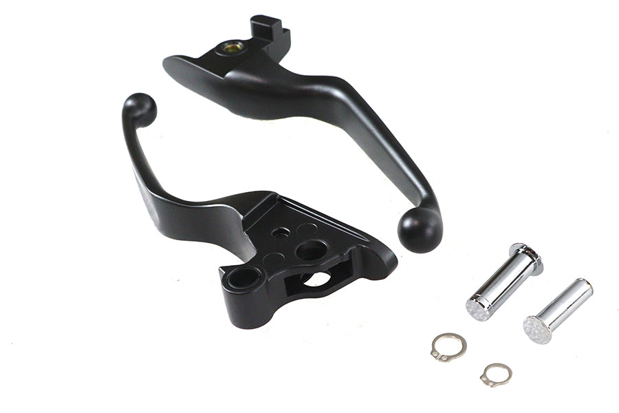 HARLEY Hand Lever Set Black Fits 2018-2024 FXFB,   2018-2024 FXFBS,   2018-2024 FXDRS,   2018-2024 F