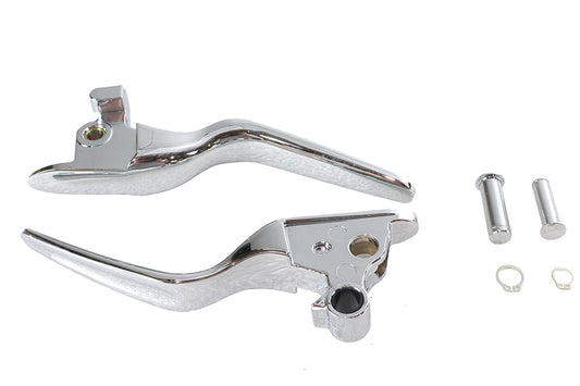 HARLEY Hand Lever Set Chrome Fits 2018-2024 FXFB,   2018-2024 FXFBS,   2018-2024 FXDRS,   2018-2024