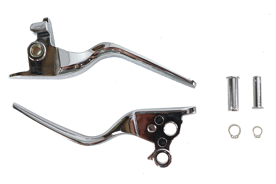 HARLEY Hand Lever Set Chrome Fits 2018-2024 FXFB,   2018-2024 FXFBS,   2018-2024 FXDRS,   2018-2024