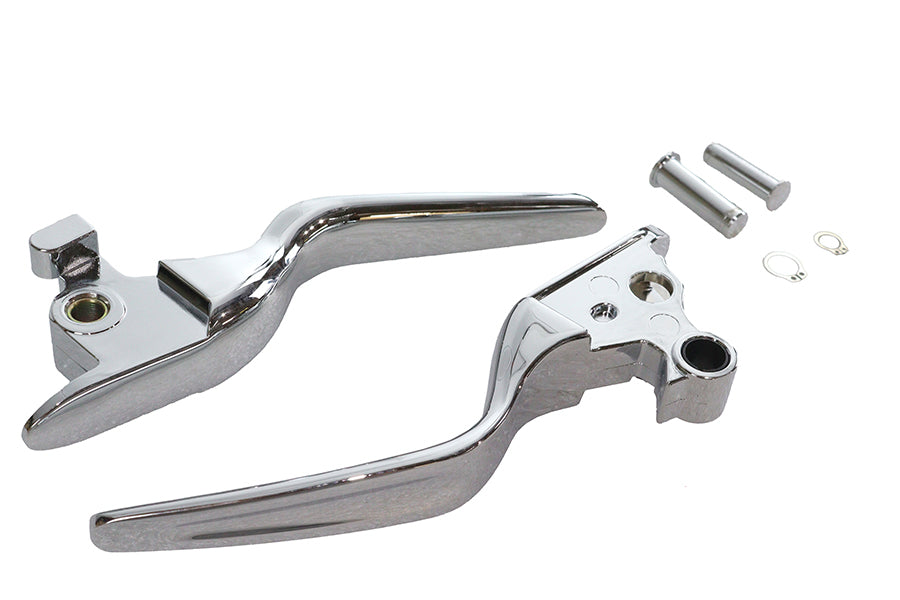 HARLEY Hand Lever Set Chrome Fits 2018-2024 FXFB,   2018-2024 FXFBS,   2018-2024 FXDRS,   2018-2024