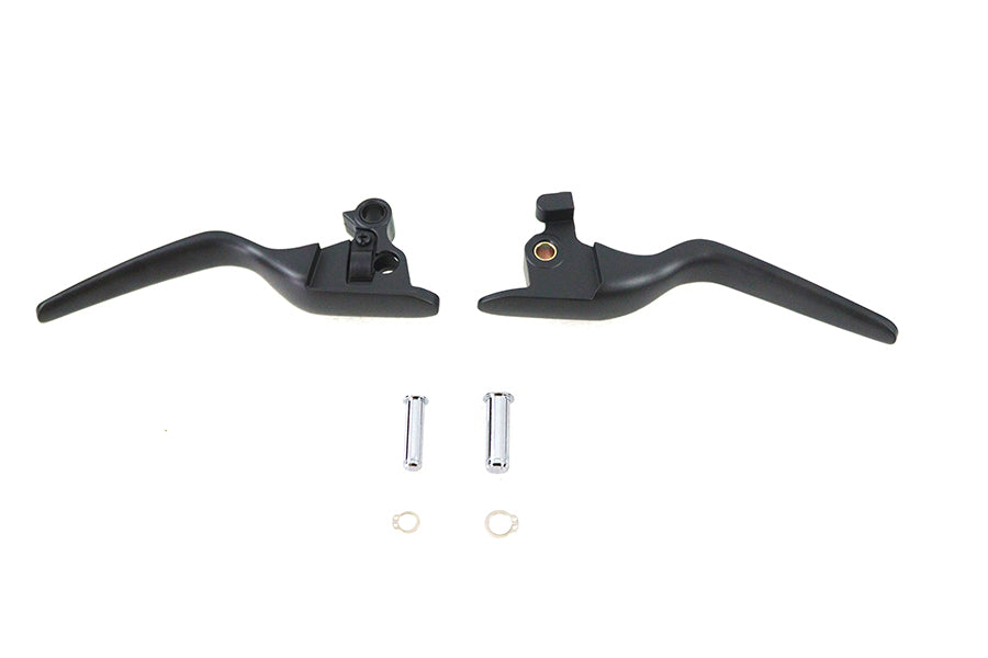 HARLEY Hand Lever Set Black Fits 2018-2024 FXFB,   2018-2024 FXFBS,   2018-2024 FXDRS,   2018-2024 F