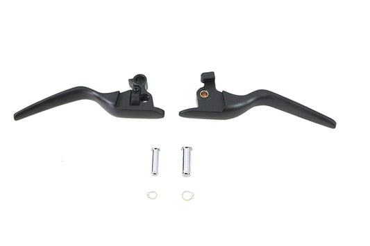 HARLEY Hand Lever Set Black Fits 2018-2024 FXFB,   2018-2024 FXFBS,   2018-2024 FXDRS,   2018-2024 F