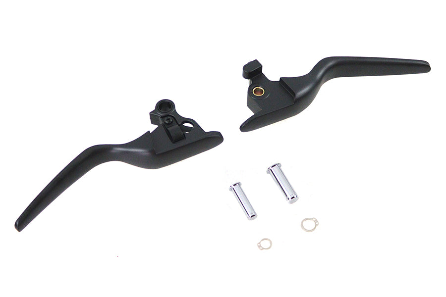 HARLEY Hand Lever Set Black Fits 2018-2024 FXFB,   2018-2024 FXFBS,   2018-2024 FXDRS,   2018-2024 F