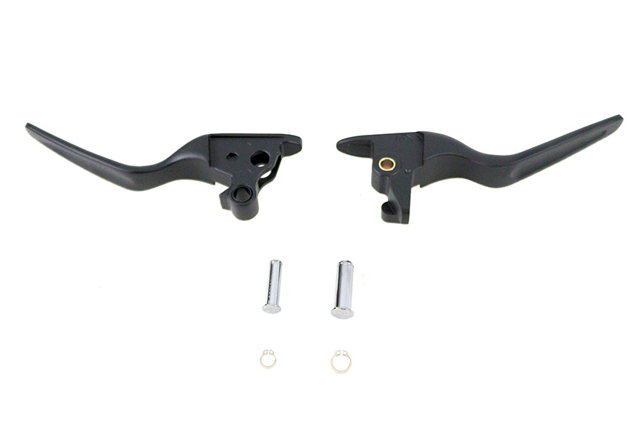 HARLEY Hand Lever Set Black Fits 2018-2024 FXFB,   2018-2024 FXFBS,   2018-2024 FXDRS,   2018-2024 F