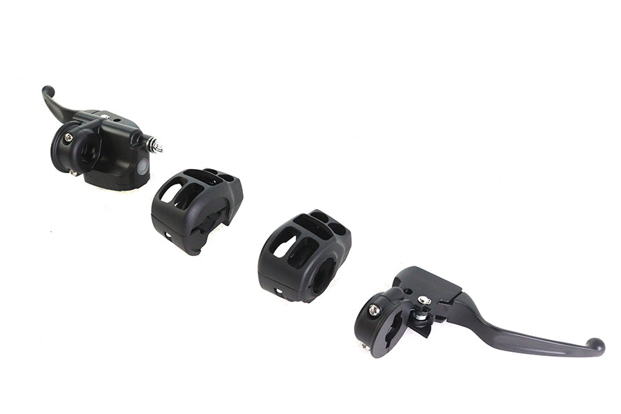 HARLEY Front Handlebar Control Kit Black fits 2021-UP FLT,