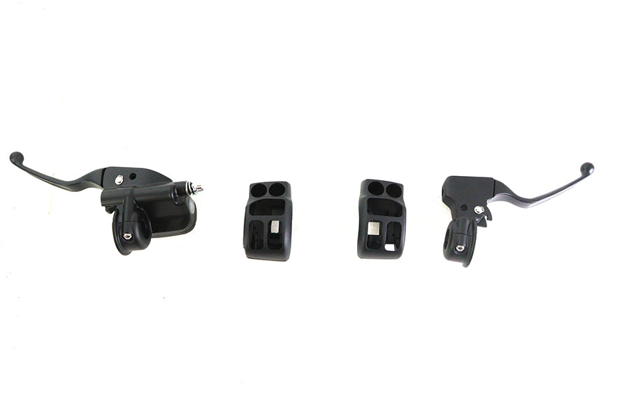 HARLEY Front Handlebar Control Kit Black fits 2021-UP FLT,