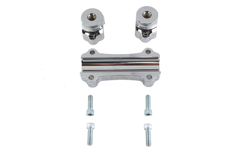 HARLEY Fat 1 inch Riser Set Chrome Fits 0-  Custom, applications for 1 handlebars"