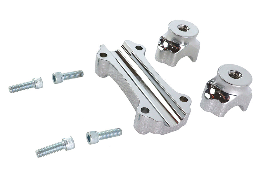HARLEY Fat 1 inch Riser Set Chrome Fits 0-  Custom, applications for 1 handlebars"