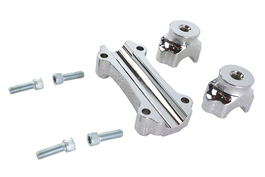 HARLEY Fat 1 inch Riser Set Chrome Fits 0-  Custom, applications for 1 handlebars"