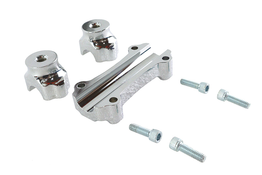 HARLEY Fat 1 inch Riser Set Chrome Fits 0-  Custom, applications for 1 handlebars"