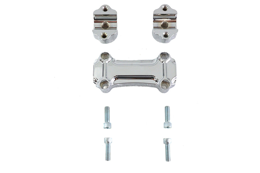 HARLEY Fat 1 inch Riser Set Chrome Fits 0-  Custom, applications for 1 handlebars"