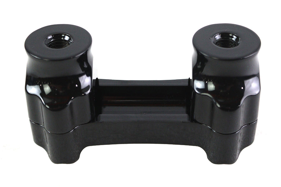 HARLEY Fat 1 inch Riser Set Black Fits 0-  Custom, applications for 1 handlebars"