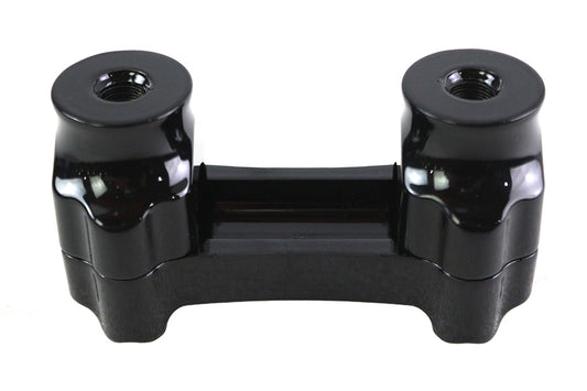 HARLEY Fat 1 inch Riser Set Black Fits 0-  Custom, applications for 1 handlebars"