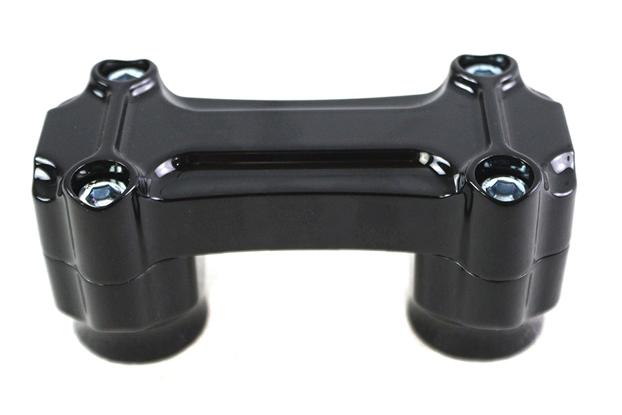 HARLEY Fat 1 inch Riser Set Black Fits 0-  Custom, applications for 1 handlebars"