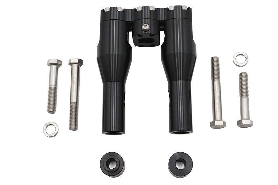 HARLEY Wyatt Gatling 6 inch Baron Style Riser Set Black Fits 0-  Custom, application