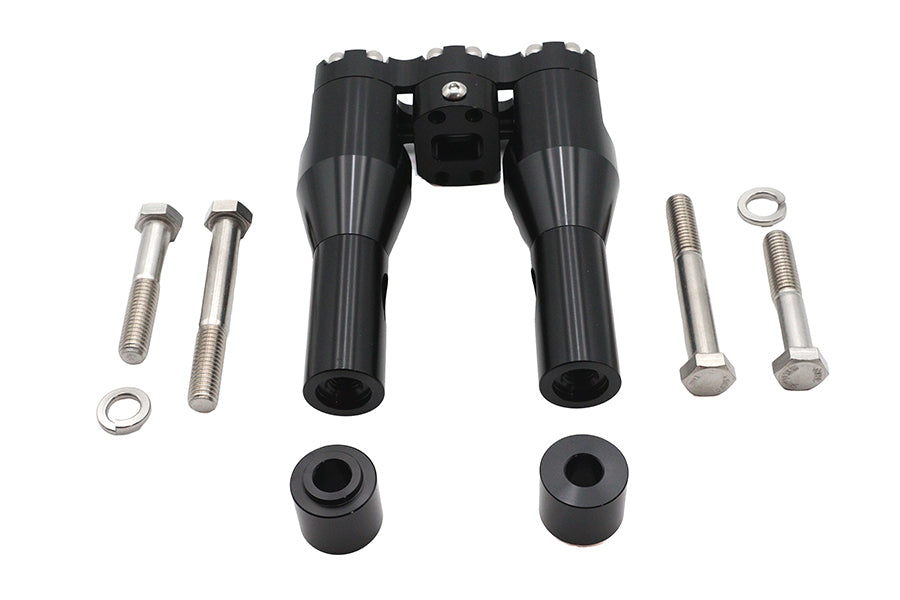 HARLEY Wyatt Gatling 6 inch Baron Style Riser Set Black Fits 0-  Custom, application