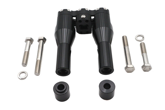 HARLEY Wyatt Gatling 6 inch Baron Style Riser Set Black Fits 0-  Custom, application