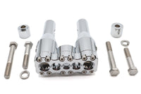 HARLEY Wyatt Gatling 6 inch Baron Style Riser Set Chrome Fits 0-  Custom, application