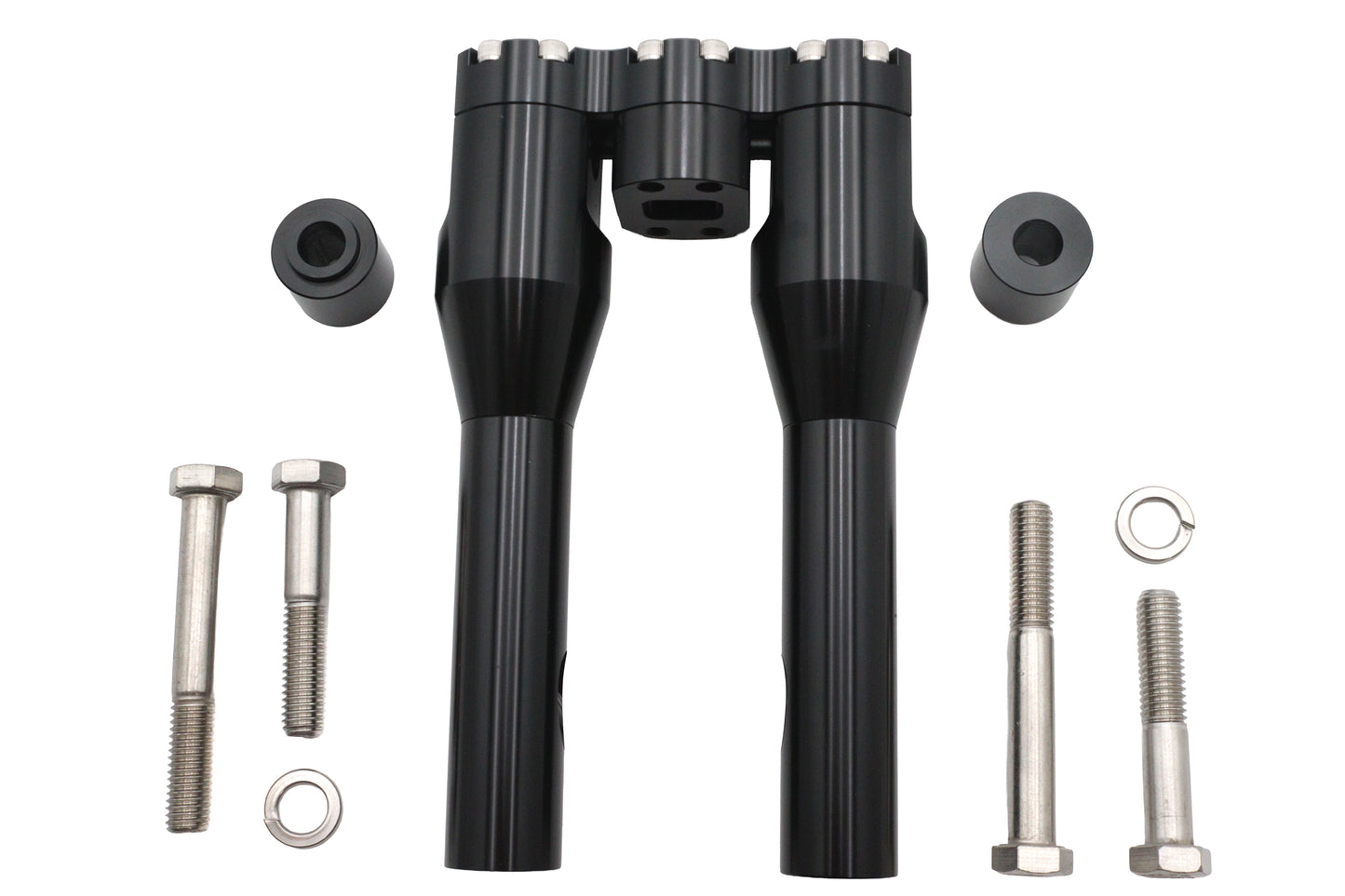 HARLEY Wyatt Gatling 8 inch Baron Style Riser Set Black Fits 0-  Custom, application