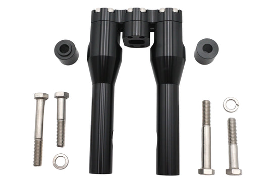 HARLEY Wyatt Gatling 8 inch Baron Style Riser Set Black Fits 0-  Custom, application