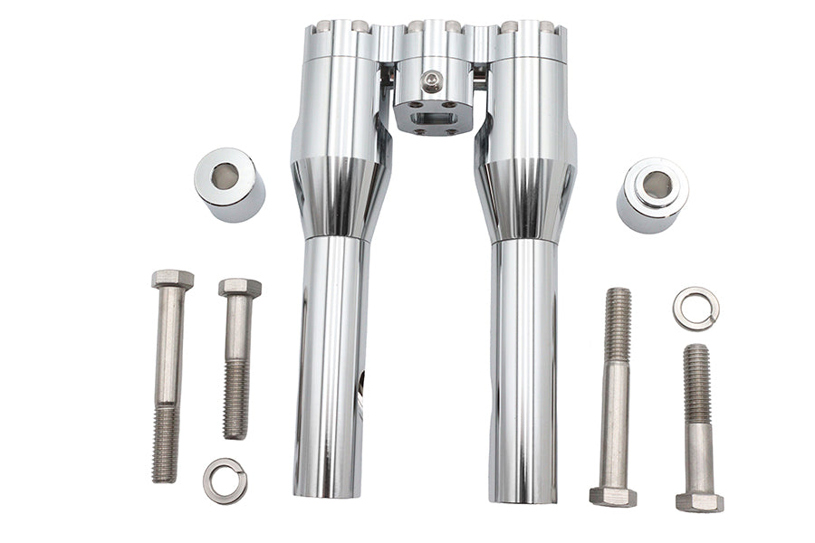 HARLEY Wyatt Gatling 8 inch Baron Style Riser Set Chrome Fits 0-  Custom, application