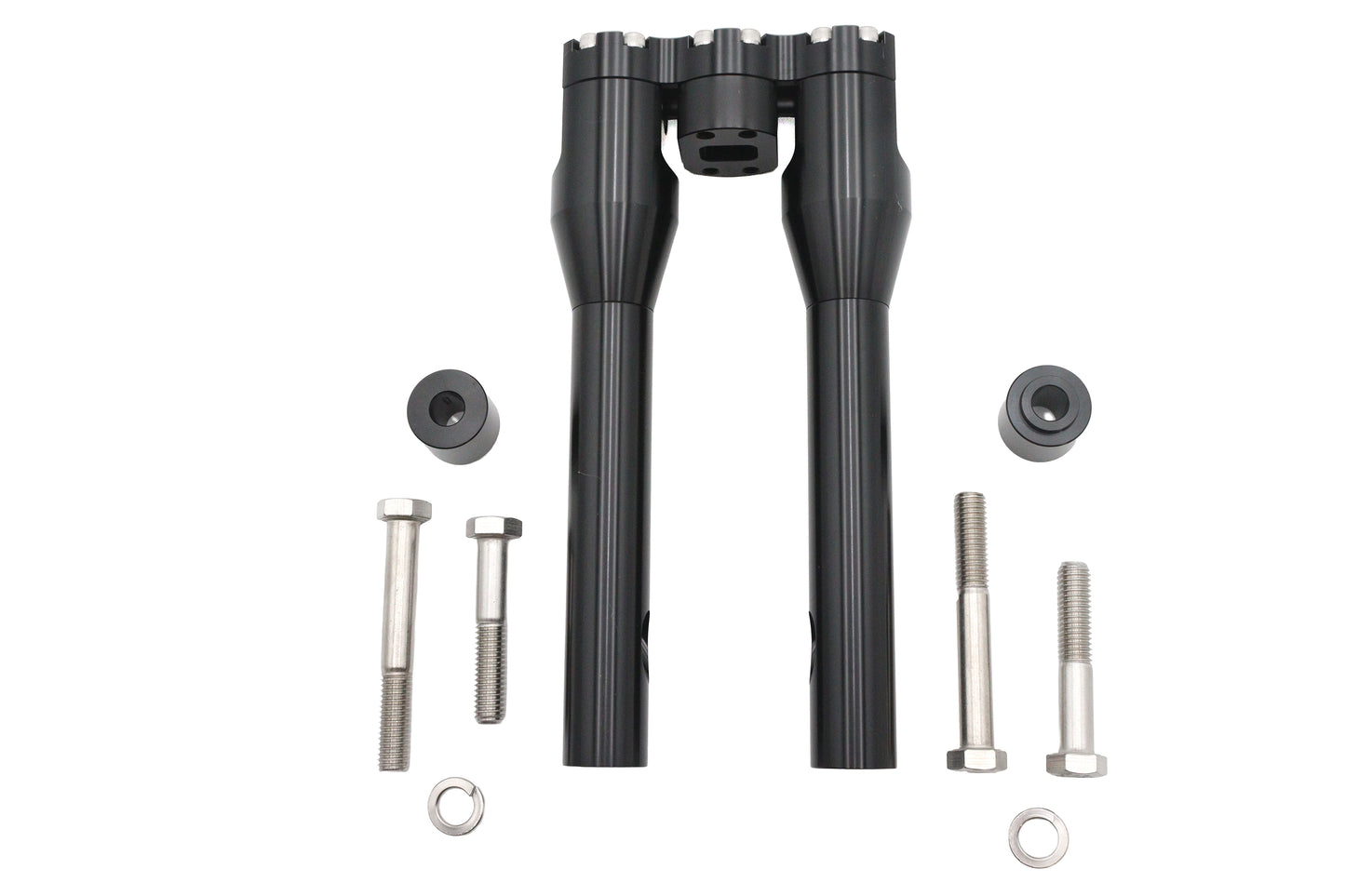 HARLEY Wyatt Gatling 10 inch Baron Style Riser Set Black Fits 0-  Custom, application
