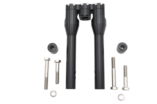 HARLEY Wyatt Gatling 10 inch Baron Style Riser Set Black Fits 0-  Custom, application