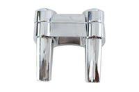 HARLEY 4.1 inch Fat Riser Kit Chrome Fits 0-  Custom, application for 1 handlebars"