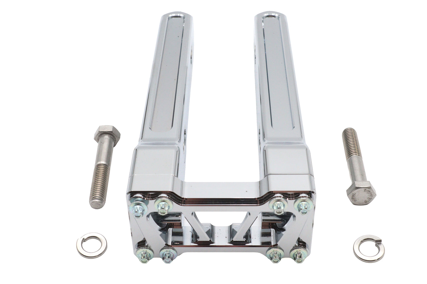 HARLEY Wyatt Gatling 10 inch Pirate Style Riser Set Chrome Fits 0-  Custom, application