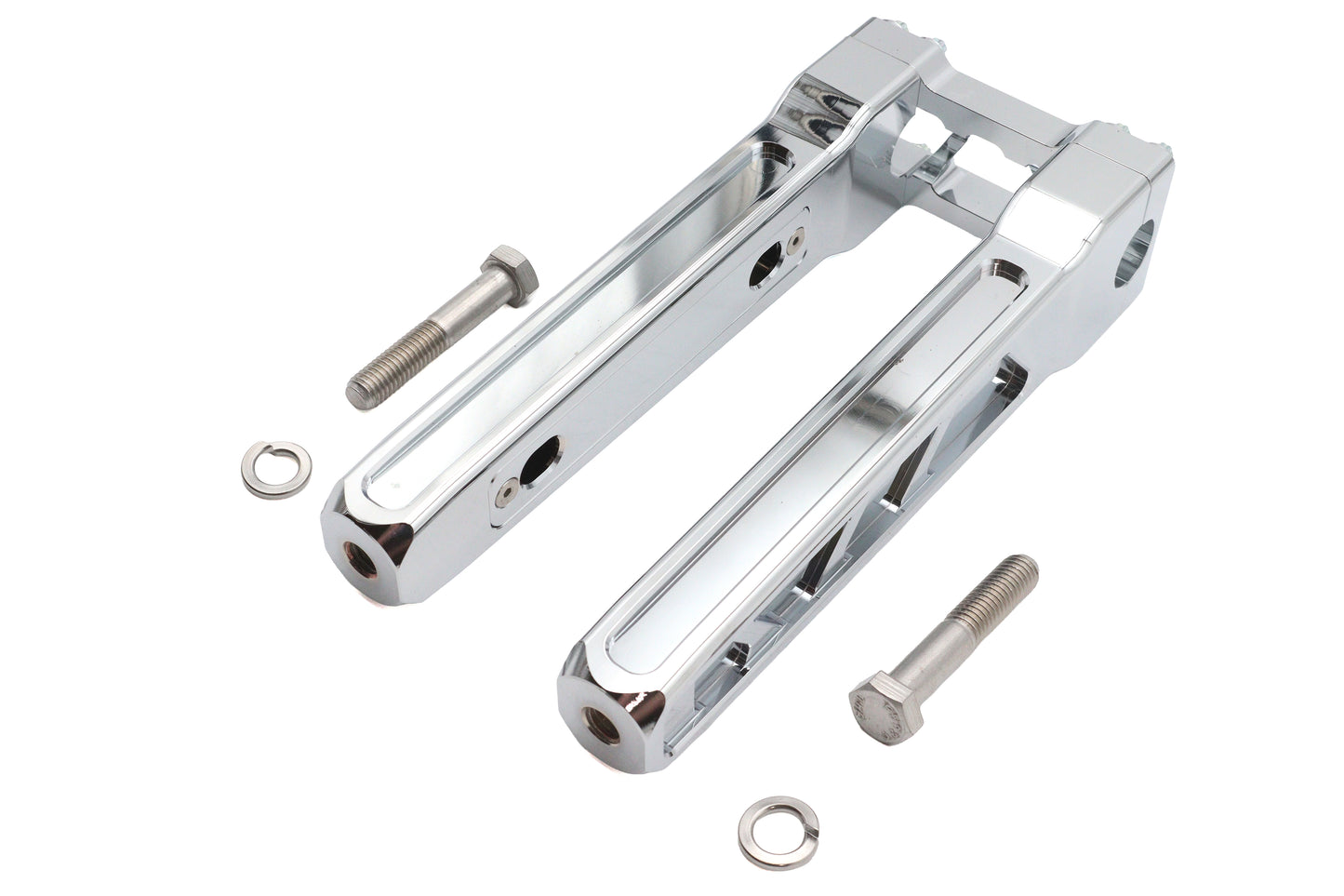HARLEY Wyatt Gatling 10 inch Pirate Style Riser Set Chrome Fits 0-  Custom, application
