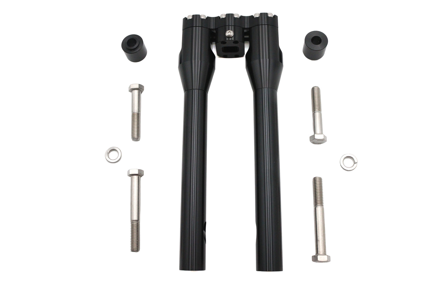 HARLEY Wyatt Gatling 12 inch Baron Style Riser Set Black Fits 0-  Custom, application