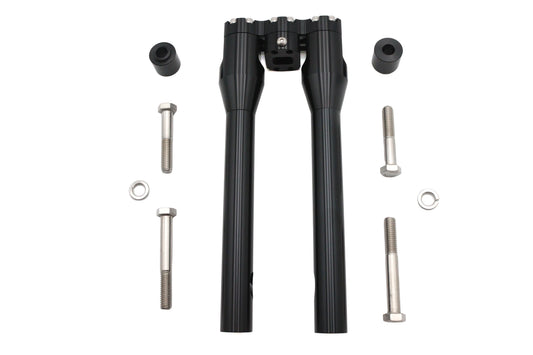 HARLEY Wyatt Gatling 12 inch Baron Style Riser Set Black Fits 0-  Custom, application