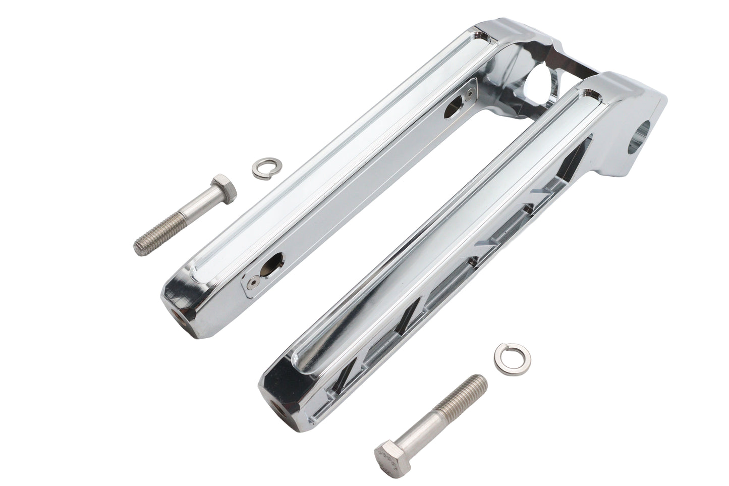HARLEY Wyatt Gatling 12 inch Pirate Style Riser Set Chrome Fits 0-  Custom, application
