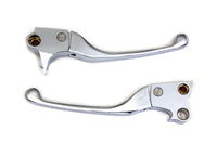 HARLEY Chrome Adjustable Hand Lever Set Fits 1996-2012 FXST,   1996-2012 FLST,   1996-2012 FLT,