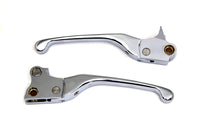 HARLEY Chrome Adjustable Hand Lever Set Fits 1996-2012 FXST,   1996-2012 FLST,   1996-2012 FLT,