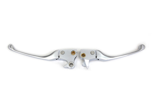 HARLEY Chrome Adjustable Hand Lever Set Fits 2004-2012 XL,