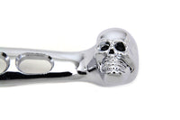 HARLEY Chrome Contour Drilled Hand Lever Set with Skull Ends Fits 1996-2003 XL,   1996-2017 FXD,   1