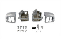 HARLEY Handlebar Switch Housing Set Smooth Chrome Fits 2007-2008 FLHR,