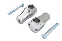 HARLEY 3 inch Solid Billet Riser Set Chrome Fits 0-  Custom, application for 1 handlebars"