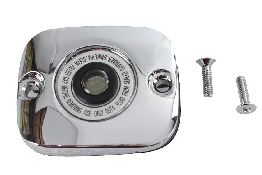 HARLEY Chrome Plated Handlebar Master Cylinder Cover Fits 2005-2007 FLT,   2006-2014 FLST,   2006-20