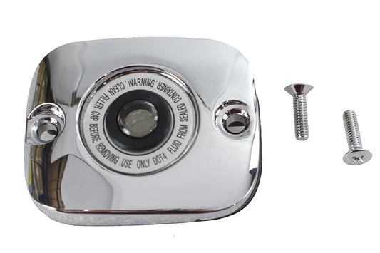 HARLEY Chrome Plated Handlebar Master Cylinder Cover Fits 2005-2007 FLT,   2006-2014 FLST,   2006-20